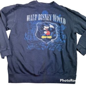 Walt Disney World Mickey Mouse Sweatshirt Men’s Large Pullover Disneyland